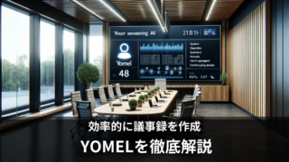 実用的な議事録AI「YOMEL」の使い方や料金を徹底解説！無料トライアルは可能？